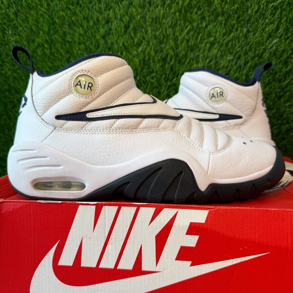 Nike Air Shake Ndestrukt White Navy Blue 2017 Dennis Rodman